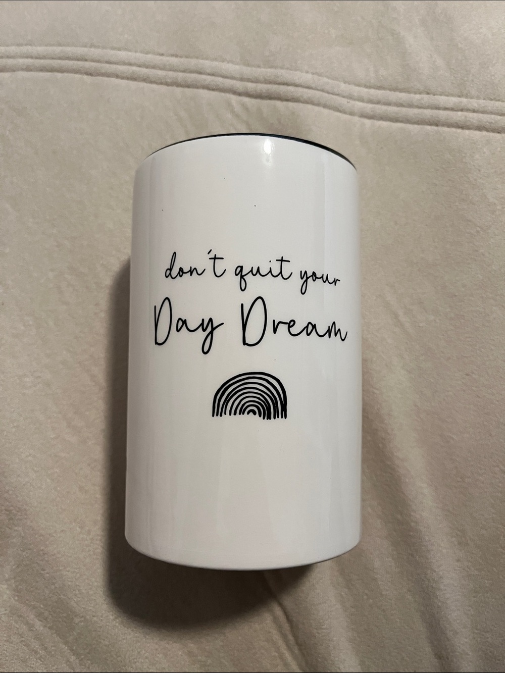 Black House Design “Don’t Quit Your Daydream” Pencil and Pen Container